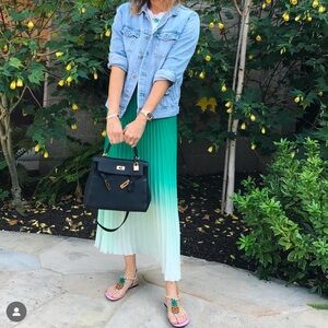 Maje pleated skirt